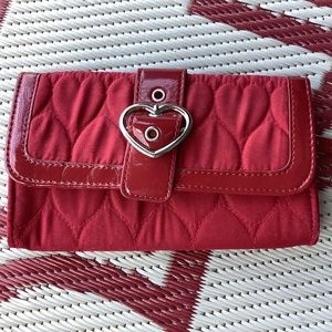 Wallet with hearts